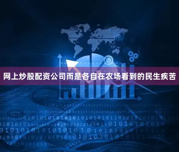 网上炒股配资公司而是各自在农场看到的民生疾苦
